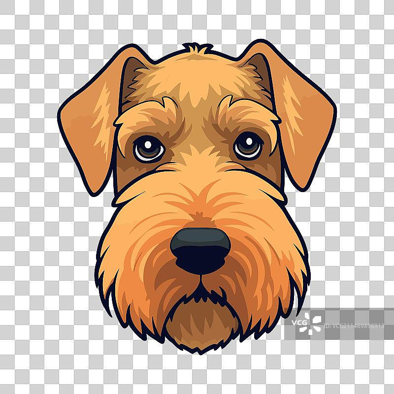 可爱的卡通威尔士梗犬图片素材