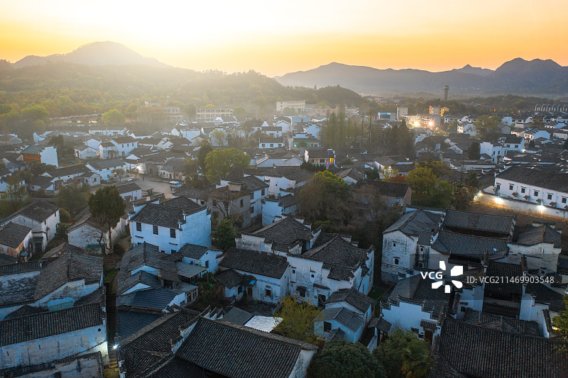 浙江金华诸葛八卦村图片素材