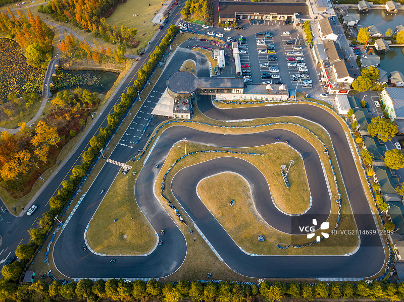 杭州HKC花海卡丁车俱乐部图片素材