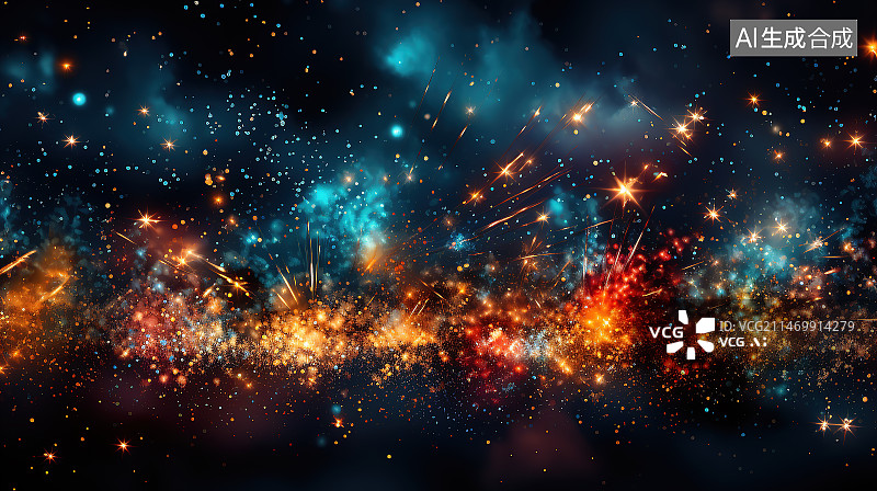 【AI数字艺术】精美奇幻炫彩壁纸背景横版高清16：9图片素材