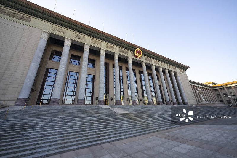 北京人民大会堂外观建筑图片素材