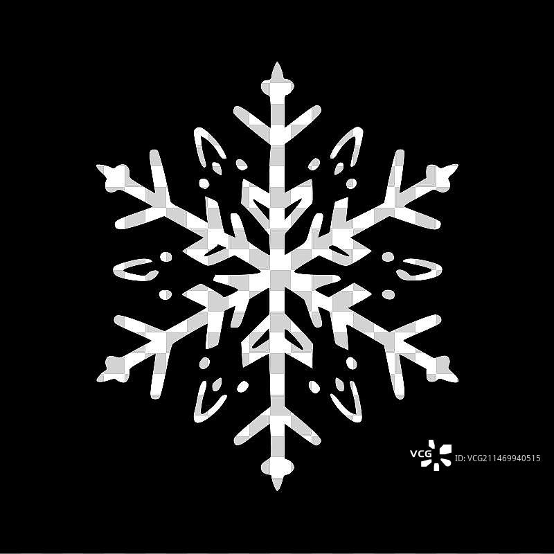 高品质雪花Logo - T恤理想选择图片素材