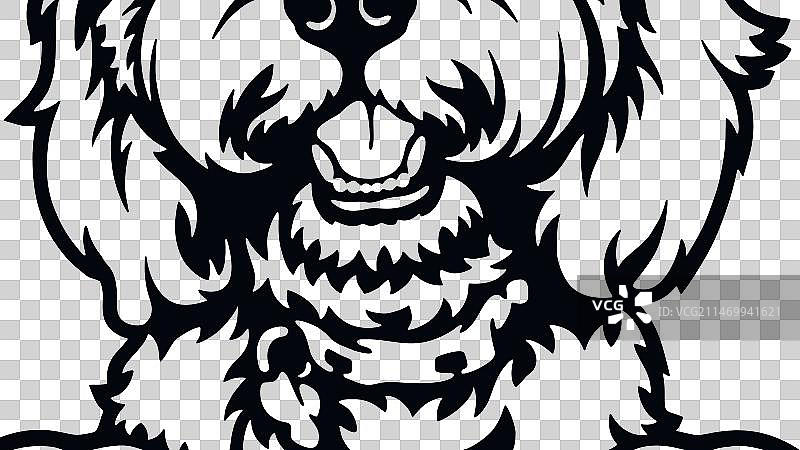 拉布拉多贵宾犬 - 可爱的宠物狗头像图片素材