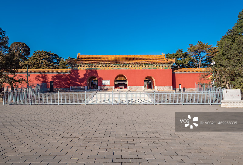 北京明十三陵长陵图片素材