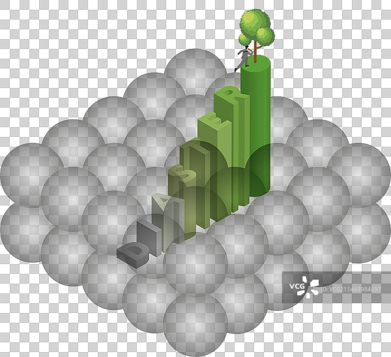 空气污染与环境问题概念图片素材