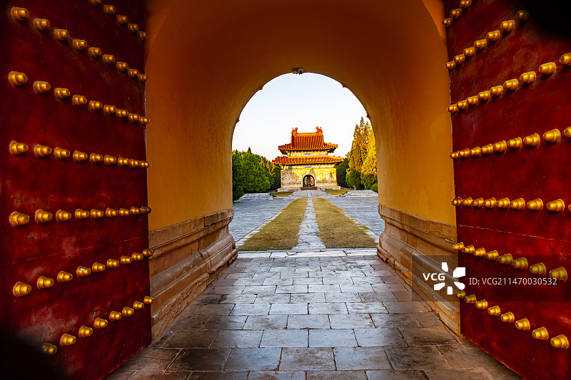 世界历史文物遗产  钟祥明显陵之二图片素材