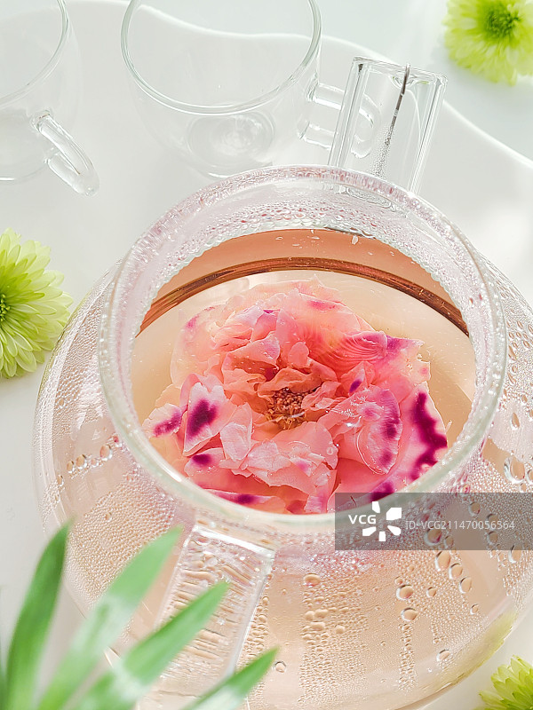 玫瑰花茶图片素材