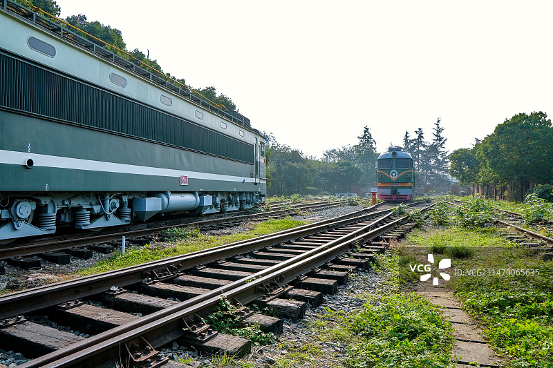 成都西南交通大学机车博物园图片素材