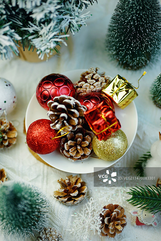 圣诞氛围静物图片素材