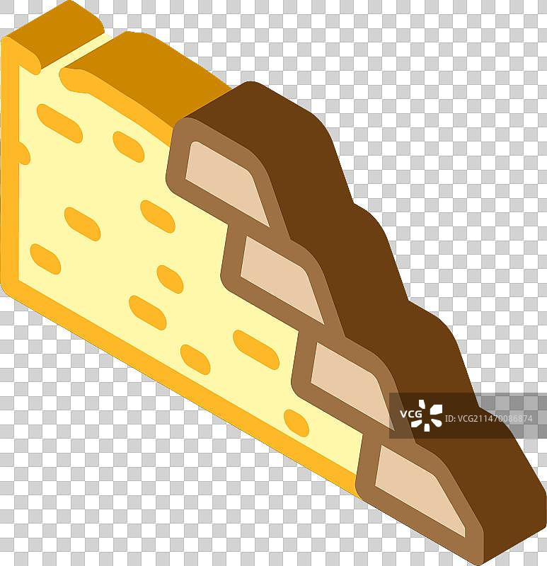 尾矿管理2.5D图标图片素材