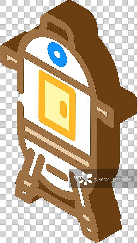 烧烤牛排2.5D图标图片素材