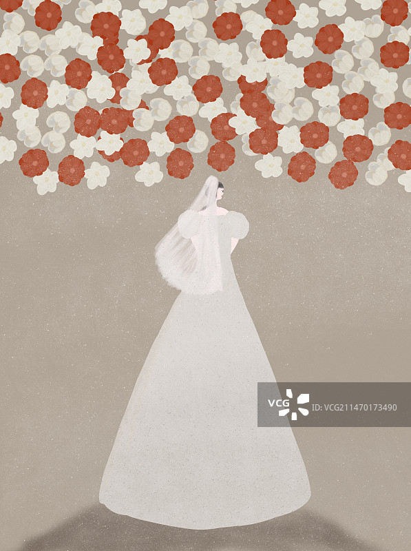梦中的婚礼-新娘图片素材