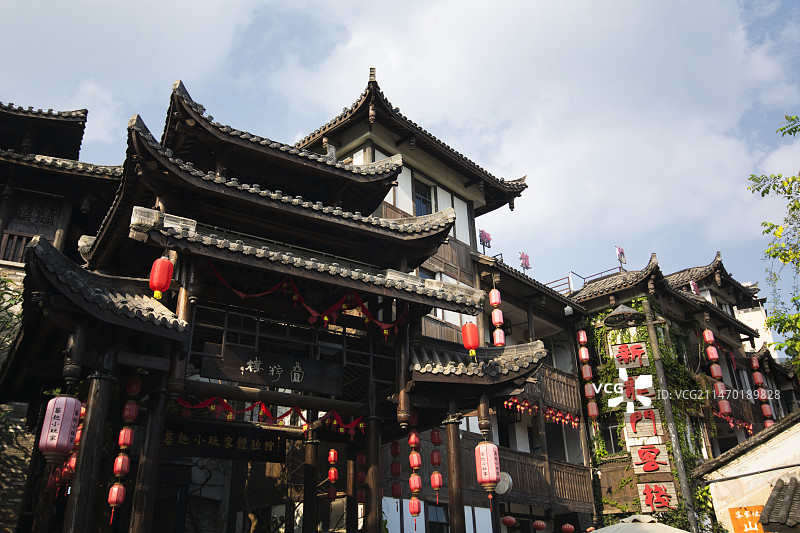 甘坑古镇图片素材