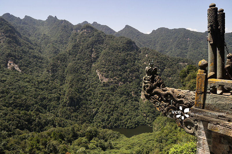 武当山龙头香图片素材