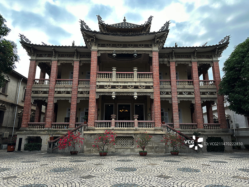 鼓浪屿的海天堂构图片素材