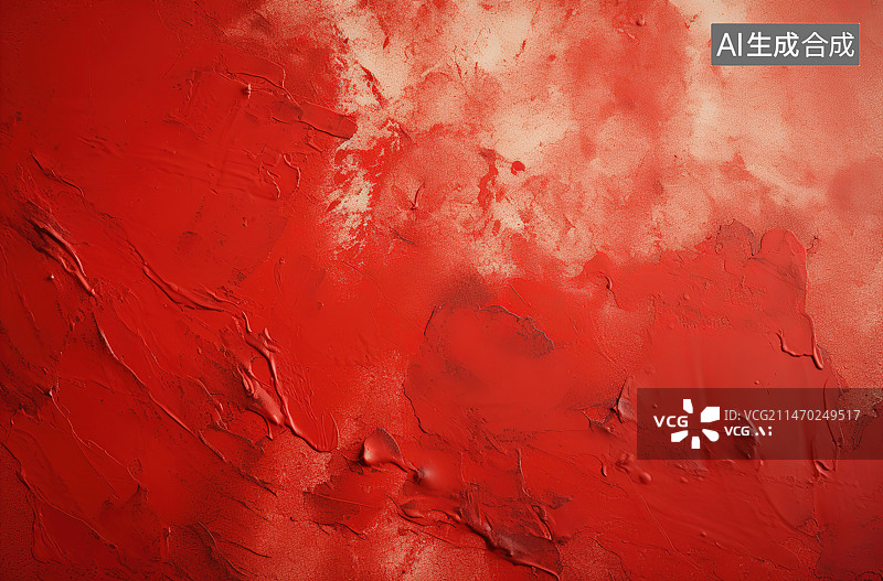 【AI数字艺术】红色风化墙全帧拍摄图片素材