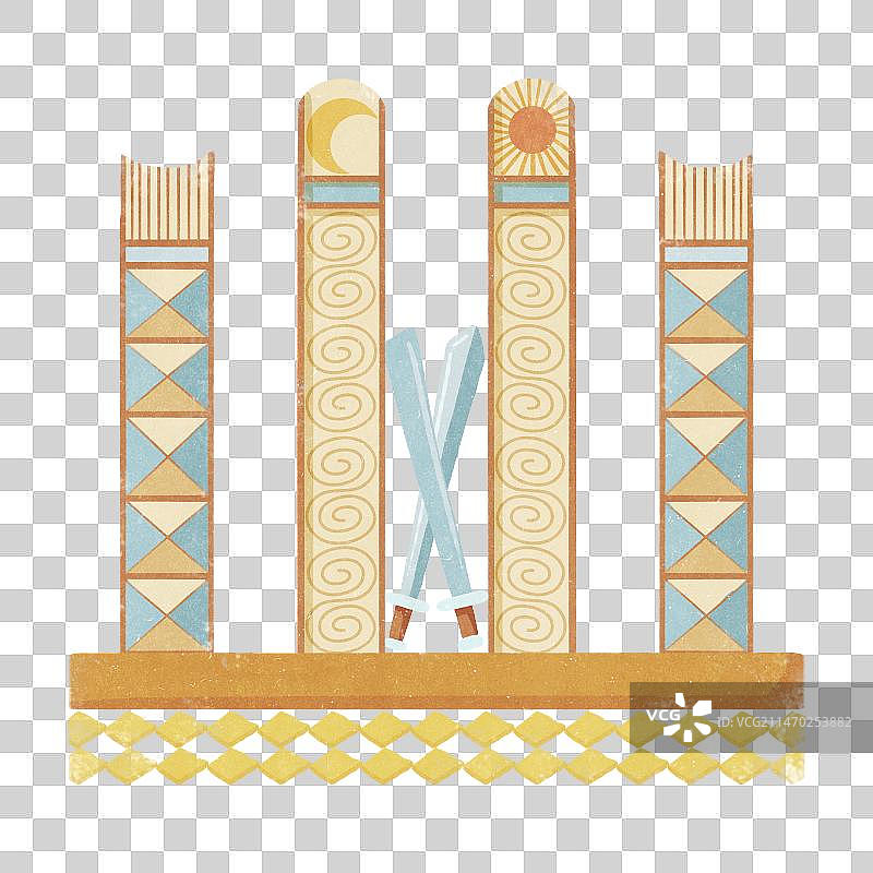 景颇族民族图腾图片素材