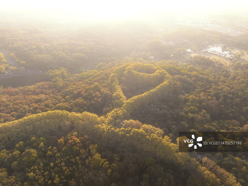 秋日美玲宫图片素材