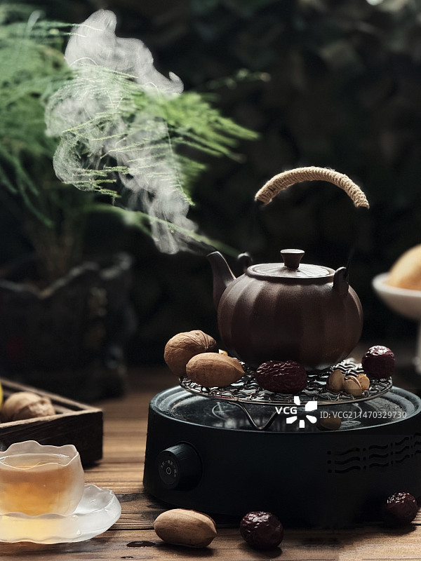 围炉煮茶图片素材