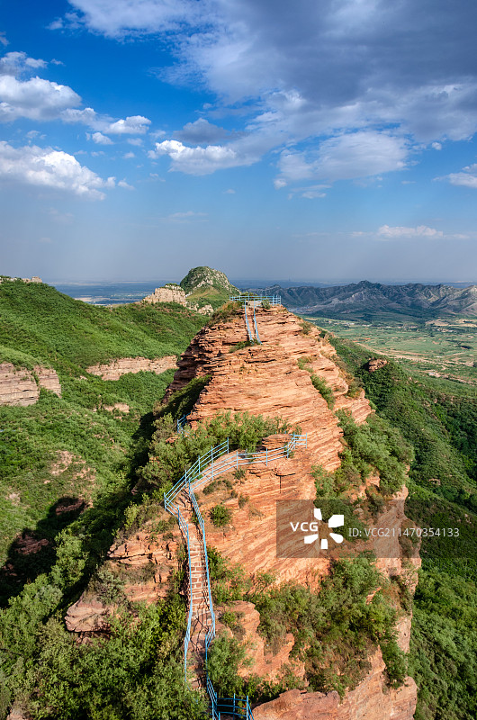 河北临城天台山景区夏季风光图片素材