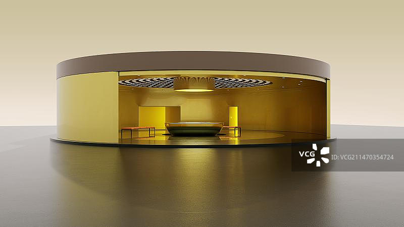 现代简约艺术空间概念前台未来科技图片素材