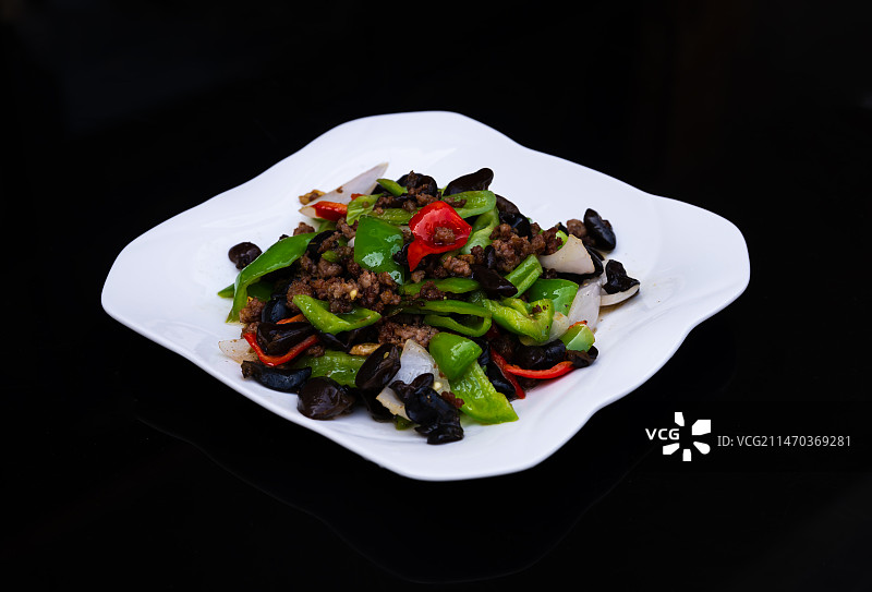 青椒炒牛肉图片素材