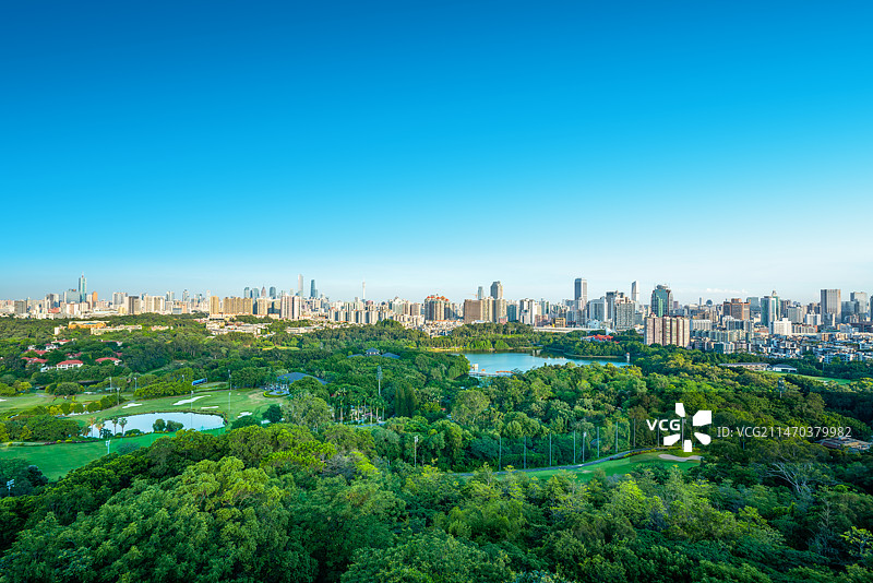 广州城市天际线图片素材