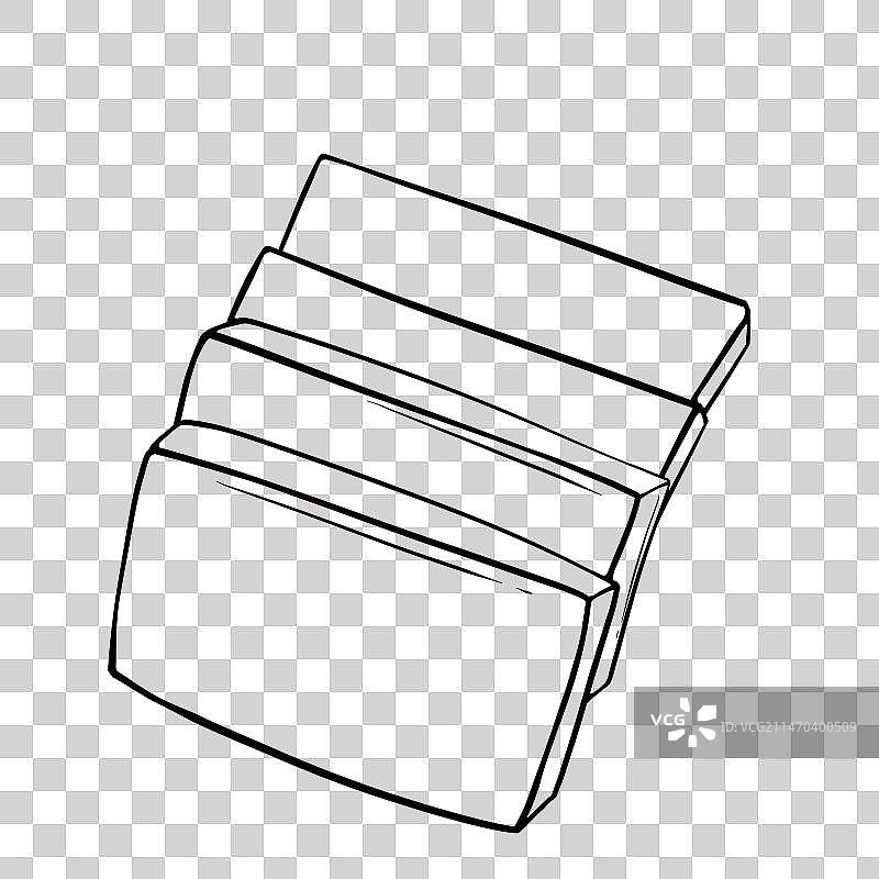 鸭血线稿图片素材