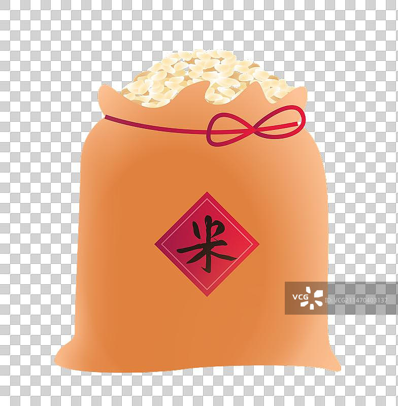 大米大丰收插画元素图片素材