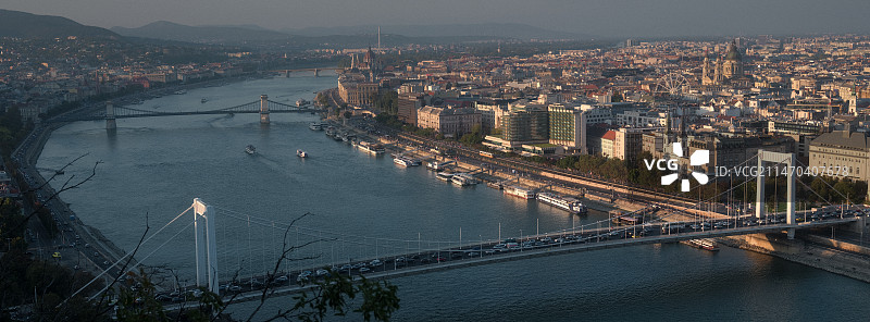 匈牙利布达佩斯多瑙河沿岸图片素材