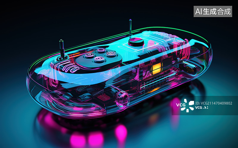 【AI数字艺术】黑色背景下的玩具特写镜头图片素材