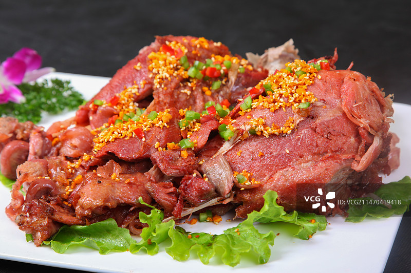 中餐美食-美味大雁腿图片素材
