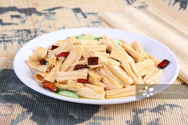 中餐美食-烧腐竹图片素材