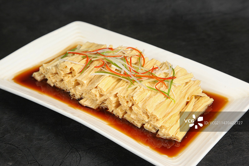 中餐美食-烧腐竹图片素材