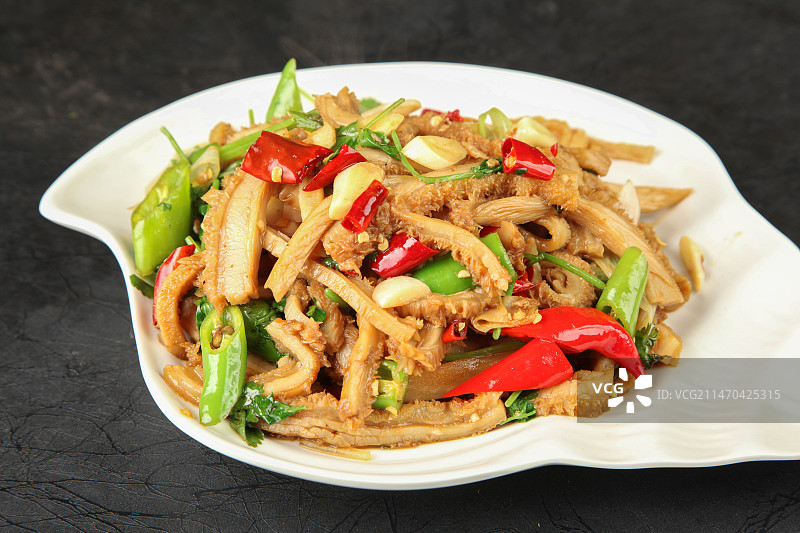 中餐美食-小炒牛肚图片素材