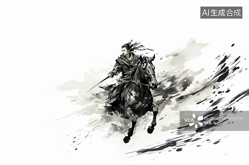 【AI数字艺术】中国古代的侠客图片素材