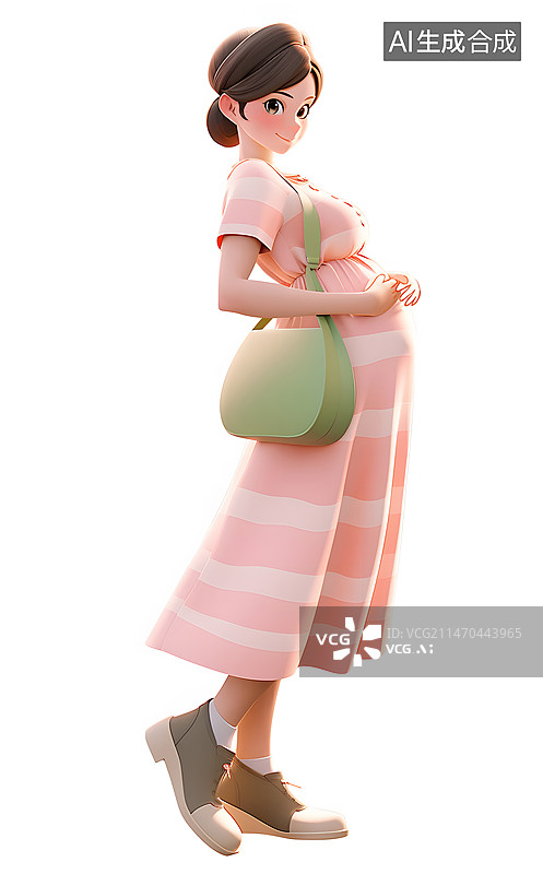 【AI数字艺术】怀孕的宝妈素材图片素材