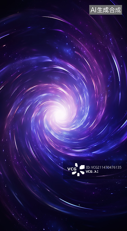 【AI数字艺术】夜空中星星的低角度视图图片素材