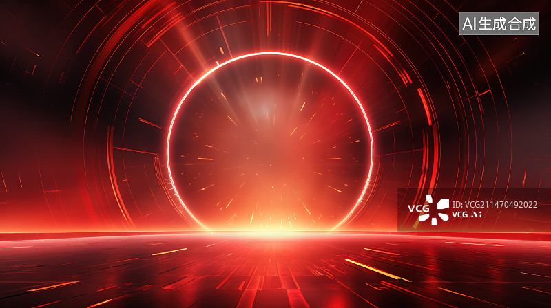 【AI数字艺术】科技概念抽象背景图图片素材