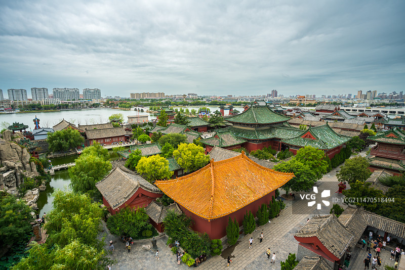 中国河南开封开封府古建筑群图片素材