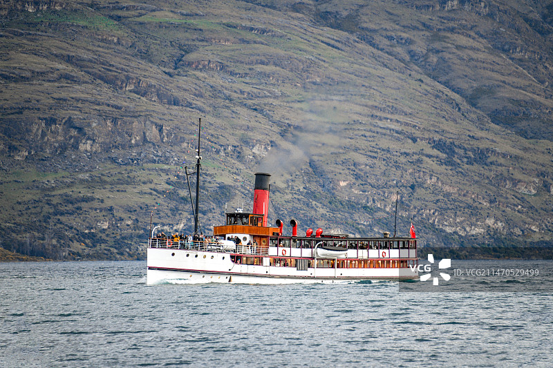 皇后镇蒸汽船图片素材