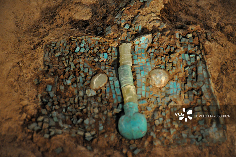 中国考古博物馆 二里头文化 绿松石龙形器图片素材