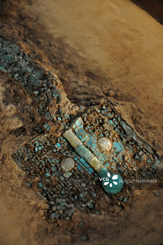 中国考古博物馆 二里头文化 绿松石龙形器图片素材