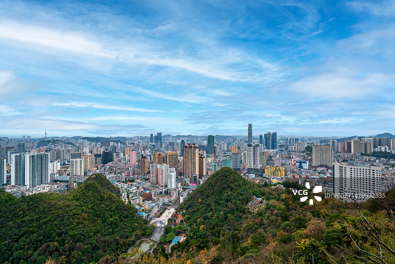 贵阳城市风光背景图图片素材