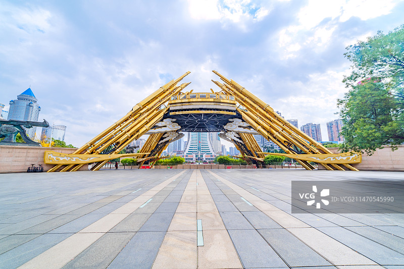 贵阳筑城广场 南明区地标建筑 贵阳城市风景图片素材