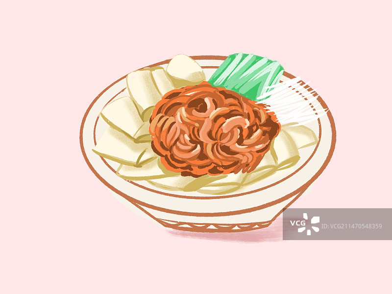 东北菜之京酱肉丝图片素材