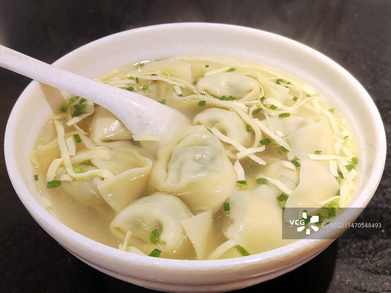 荠菜大馄饨图片素材