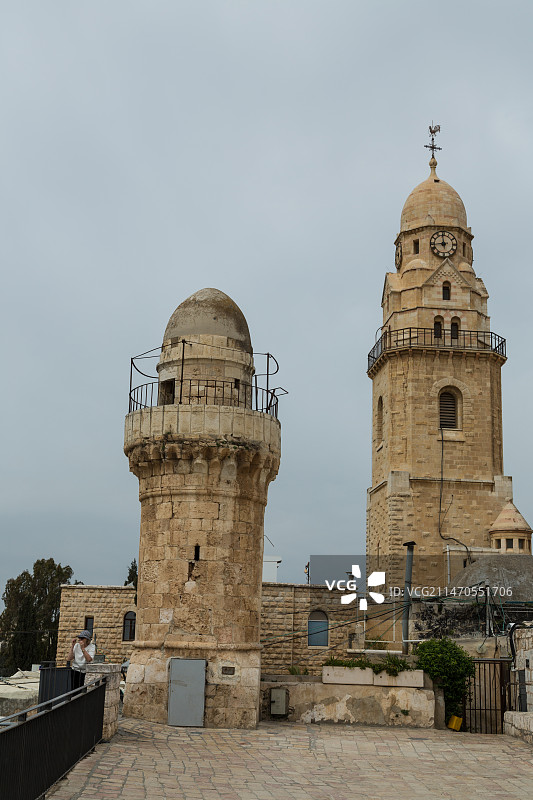 锡安山上的圣母安眠堂图片素材