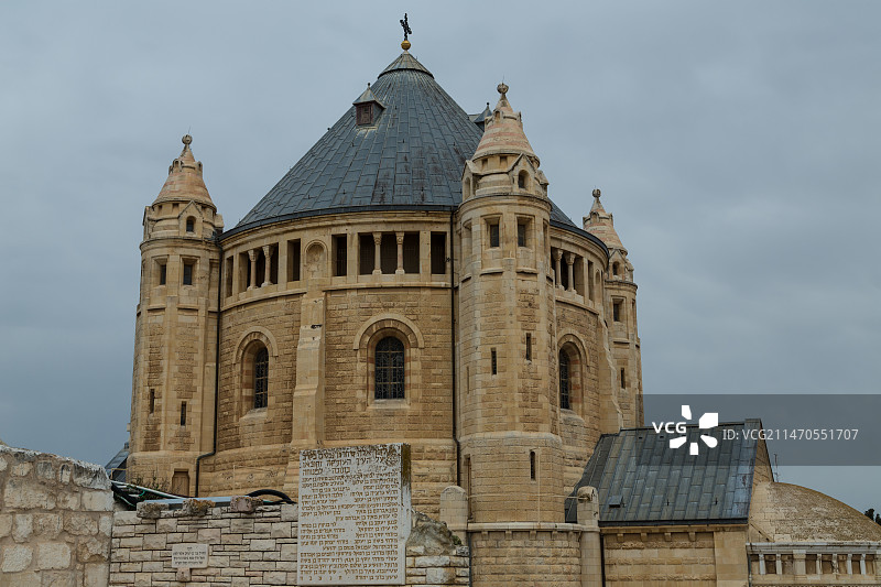 锡安山上的圣母安眠堂图片素材