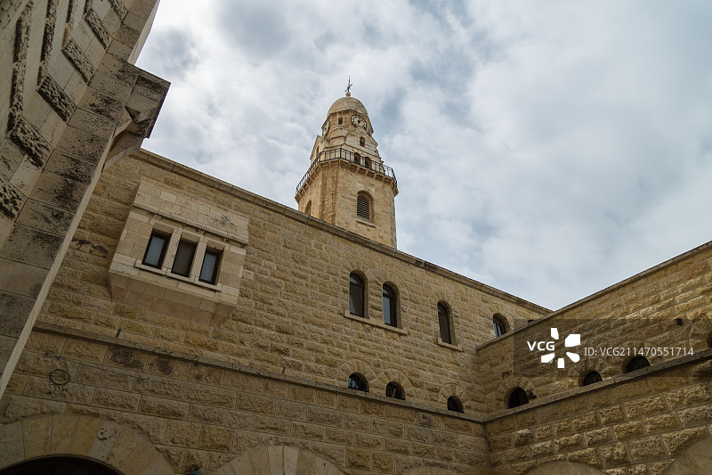 锡安山上的圣母安眠堂图片素材